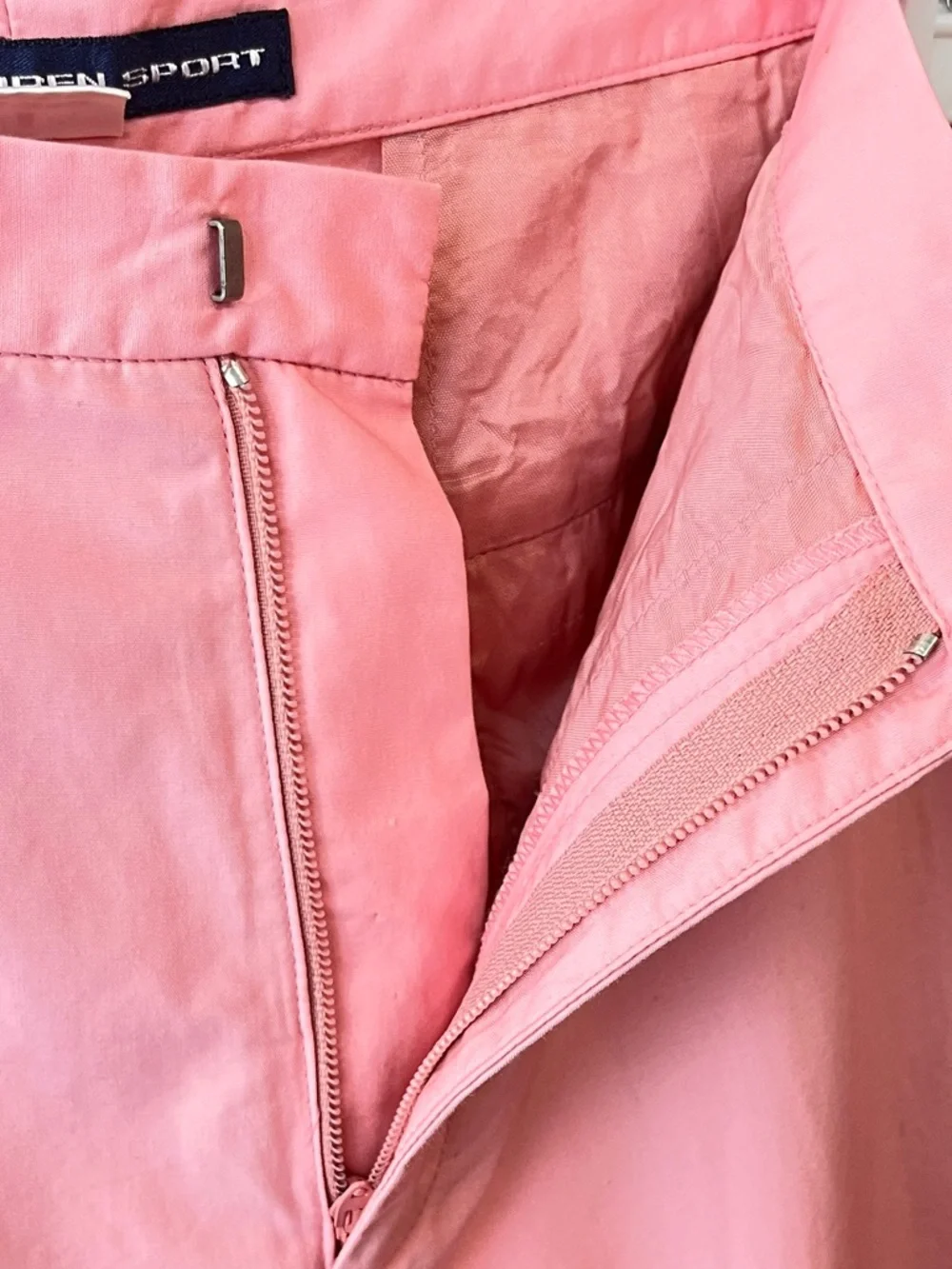 Vintage Ralph Lauren Sport Pink Cotton Poplin Pants Sz 8